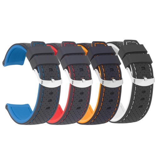 22mm silicone rally strap - 22mm,