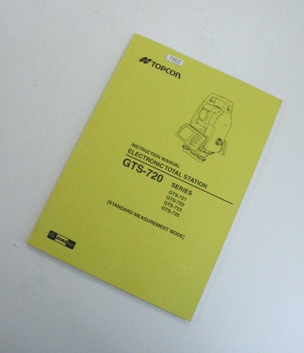Topcon instructions manuel - instructions,