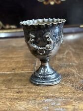 coquetier ancien metal