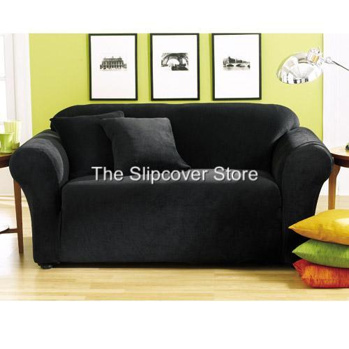 New sofa surefit black - new!,