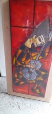 Tableau céramique  arlequin