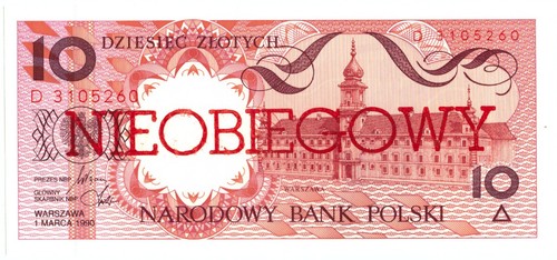 Billet pologne 10 zlotych - billet,,
