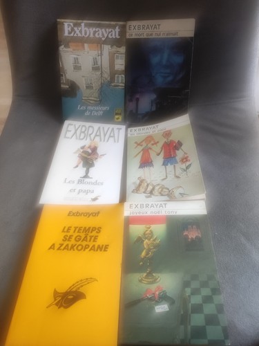 Lot livres exbrayat - 6,
