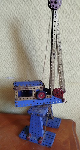 Tres rare grue meccano - tres,