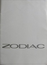 Brochure FORD ZODIAC de 06 / 1964