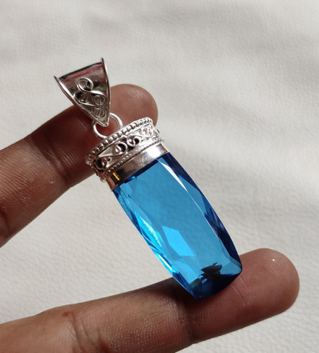 Pendentif argent sterling - en,
