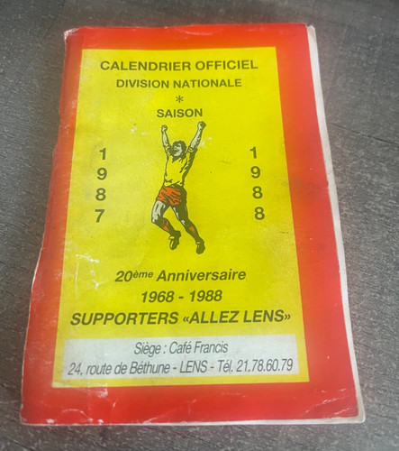 Rare calendrier officiel - rare,