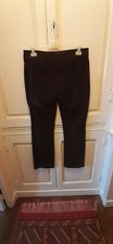 PANTALON FEMME VELOURS NOIR
