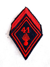 Un insigne tissu militaire