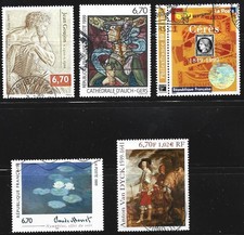 FRANCE - série de 5 timbres