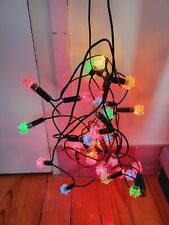 Vintage ancienne Guirlande électrique sapin Noel Lampes clignotantes