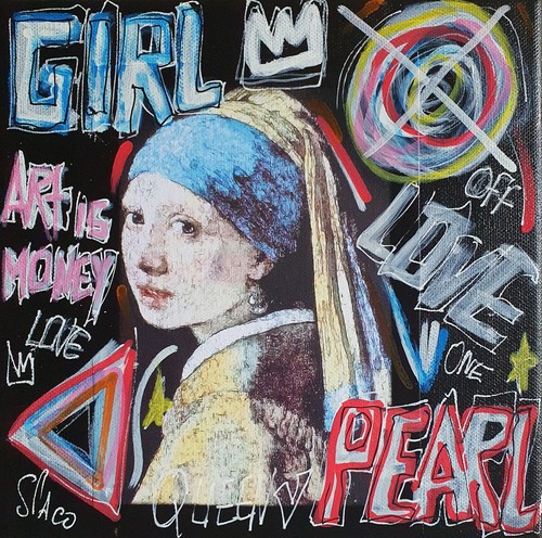 Spaco signed pearl girl - spaco,