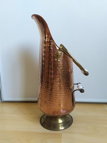 Seau charbon ancien - seau, en