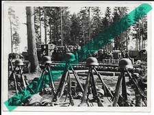 WW2 allemand photo de presse transfert de matériel sur voie ferrée N°2