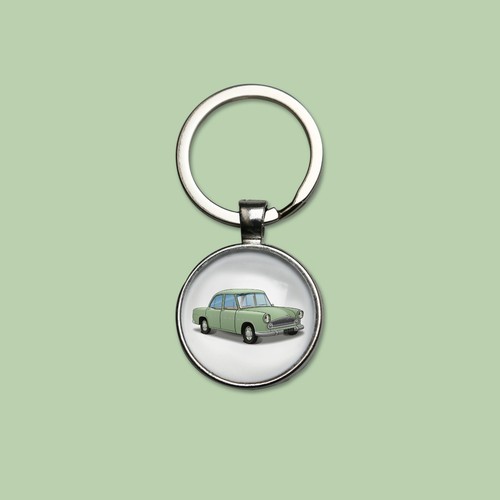 Porte clefs simca - porte-clefs, verte