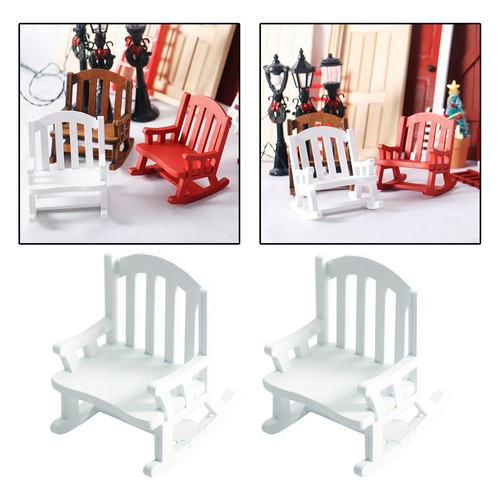 Chaise bascule miniature - 2x,