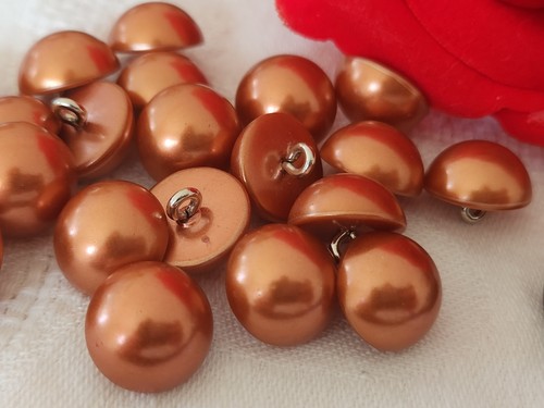Lot boutons orangé - lot,