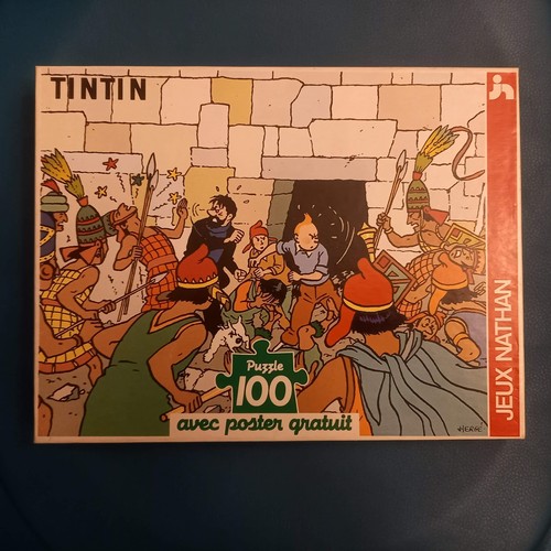 Tintin puzzle temple du - tintin,