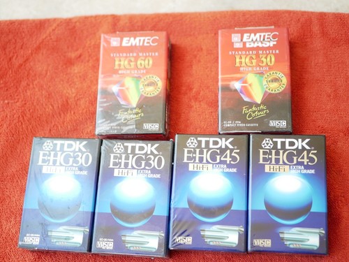 Lot cassette vhf tdk - vhf-c,