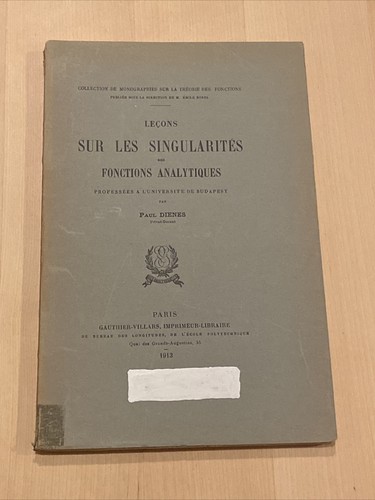 Leçons sur les singularités