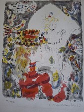 Constantin TERECHKOVITCH Lithographie Signée