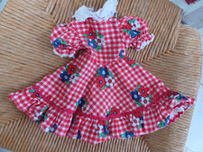 vêtement de poupée: robe de Bella Doline 40 de 1973 ou poupées fines d'env 42cm