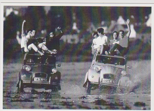 Citroen 2cv plage - 2cv, 2