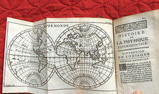CARTE MAP ATLAS Spectacle de la Nature  par PLUCHE Tome IV 1742 SCIENCES  43