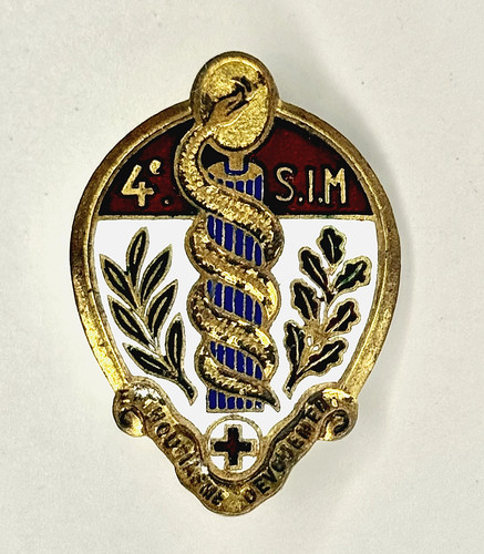 Insigne santé sim section - 4°,
