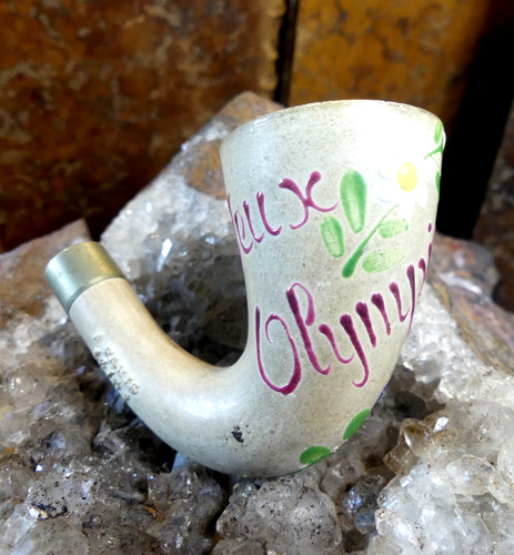 Pipe terre cuite sculptee - cuite,