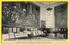 cpa FRANCE PARIS MANUFACTURE des GOBELINS Tapisserie HÉLIODORE CHASSÉ du TEMPLE