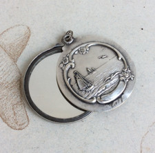 Pendentif médaillon avec - pendentif,