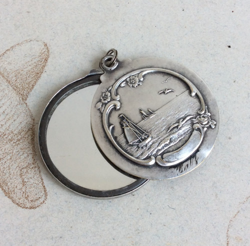 Pendentif médaillon avec - pendentif,