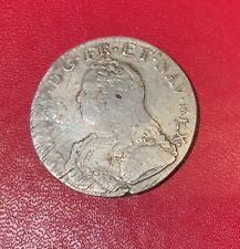 Louis XV, 1715-1774 – Ecu aux branches d'olivier 1736 & Aix  en argent TB