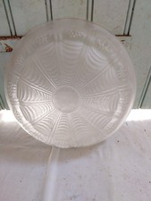 VASQUE Art Déco pour lustre lampe verre pressé moulé 