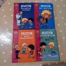 Lot de 4 Livres Bibliothèque Rose Cédric Laudec Et Cauvin 7-8 Ans .