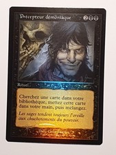 Précepteur démoniaque  promo foil  MTG Magic VF