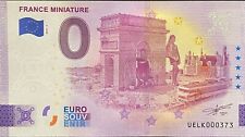 BILLET 0 EURO FRANCE MINIATURE