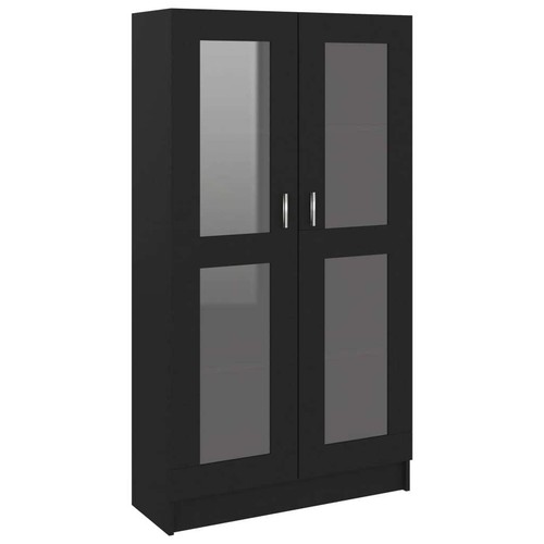 Armoire vitrine noir - armoire,