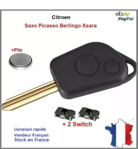 Coque cle citroen berlingo - coque, de