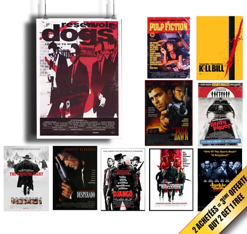 Poster affiche tarantino - poster,