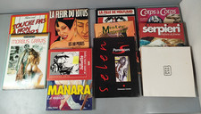 Lot 11 BD EROTIQUE Adulte Bandes Dessinées Serpieri MANARA Pichard Frémond F'27