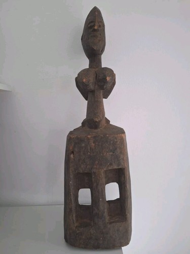 Masque africain bois sculpté