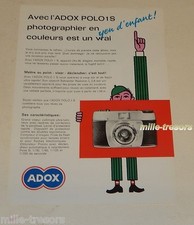 Feuillet publicitaire ADOX pour Appareil Photo POLO1S - FOTOWERKE Germany