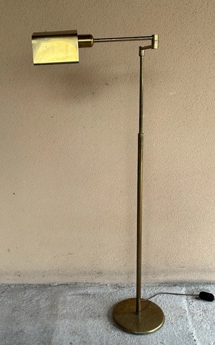 Lampadaire vintage laiton - lampadaire,