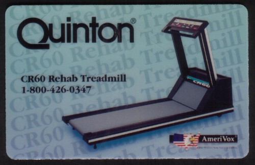 Quinton cr60 rehab treadmill - quinton,