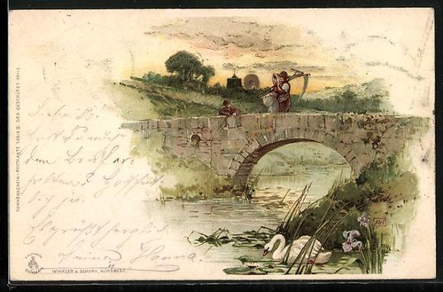 Lithographie ensoleillée les - lithographie,