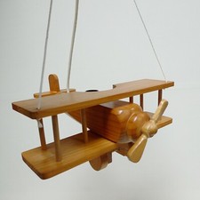 lustre suspension en bois