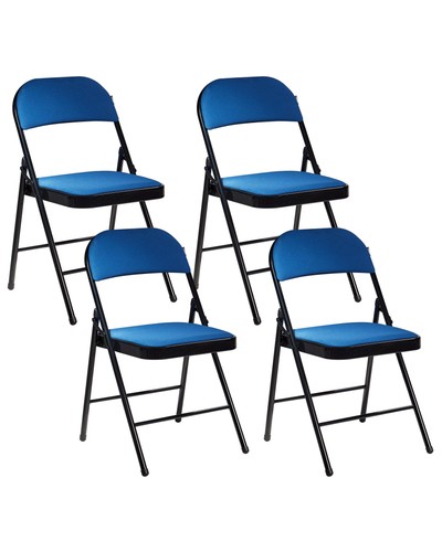 Lot chaises en métal - en,