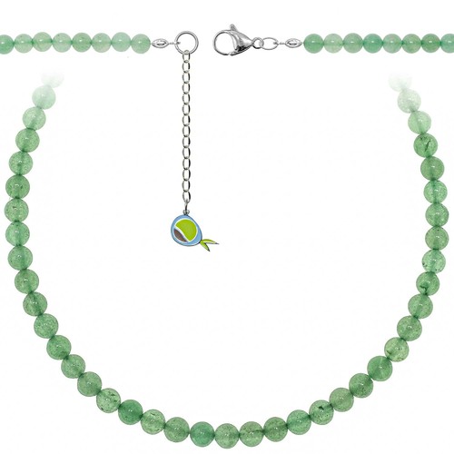 Collier aventurine verte - en,